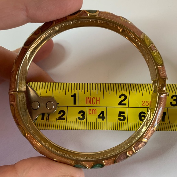 Enameled bangle bracelet - Picture 5 of 5